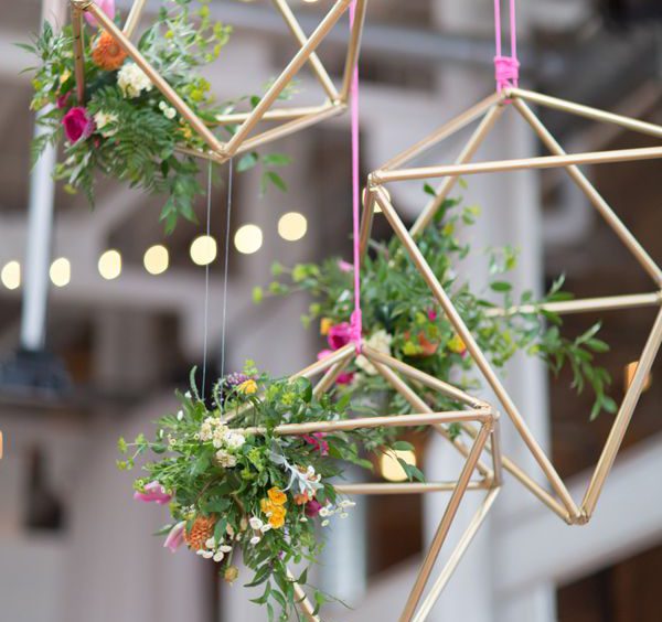 how to make hanging flowers
