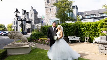 Friendship turned to Love -  Hannah and Stephen at Clontarf Castle