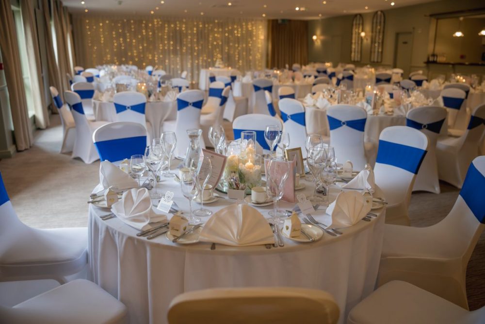 Wedding Reception room at Glenside Hotel